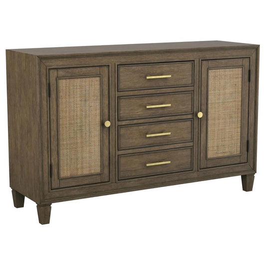 Matisse - 4-Drawer Sideboard Buffet Cabinet - Dark Brown