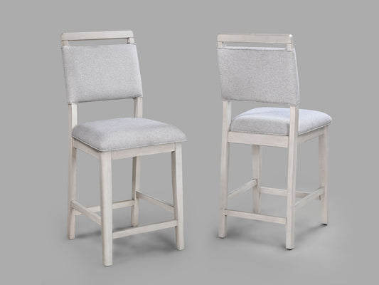 Blanche - Counter Height Chair (Set of 2) - Antique White