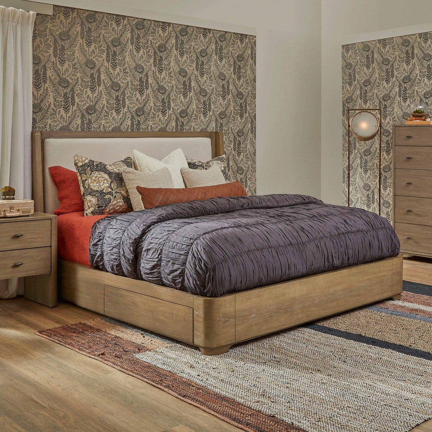 Normandy - Upholstered Storage Bed