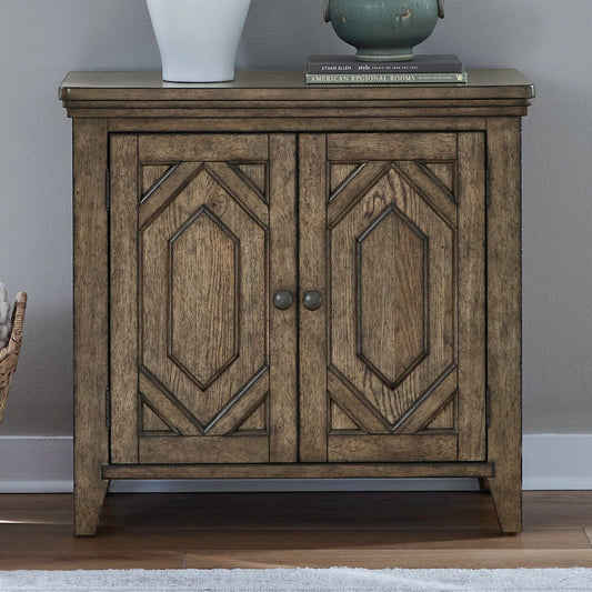 Carolina Park - 2 Door Bedside Chest With Charging Station - Brown