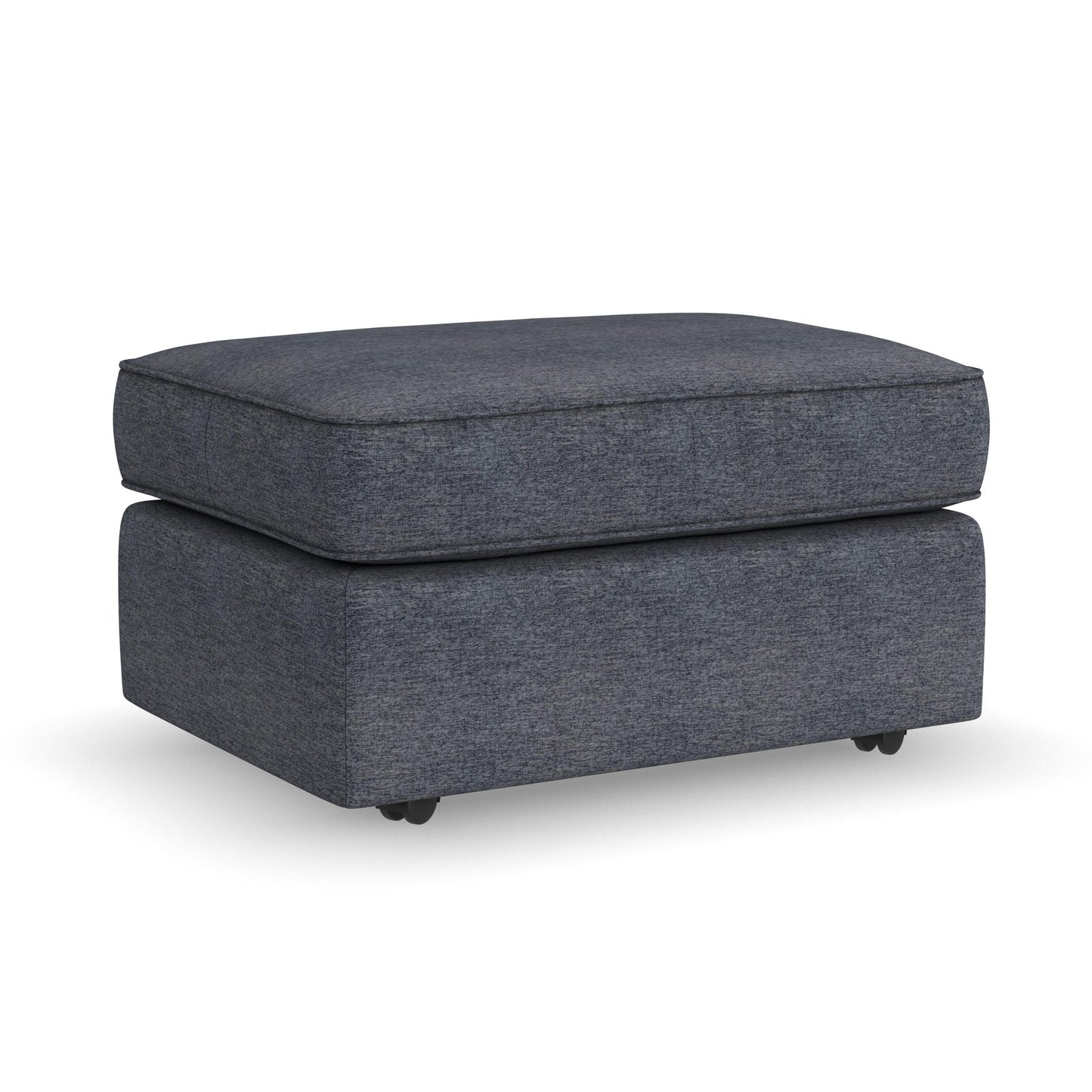 Vail - Fabric Ottoman - Blue