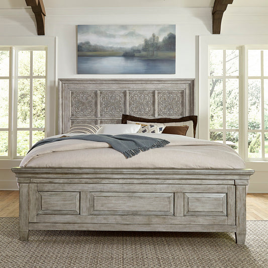 Heartland - King California Panel Bed - White
