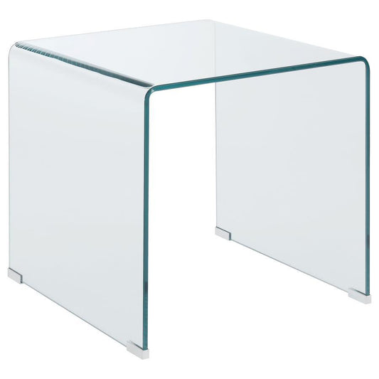 Ripley - Rectangular Tempered Bent Glass Table