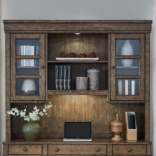Carolina Park - Credenza Hutch - Brown