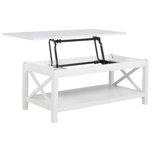 Skyview - 44" Rectangular Lift Top Coffee Table - White