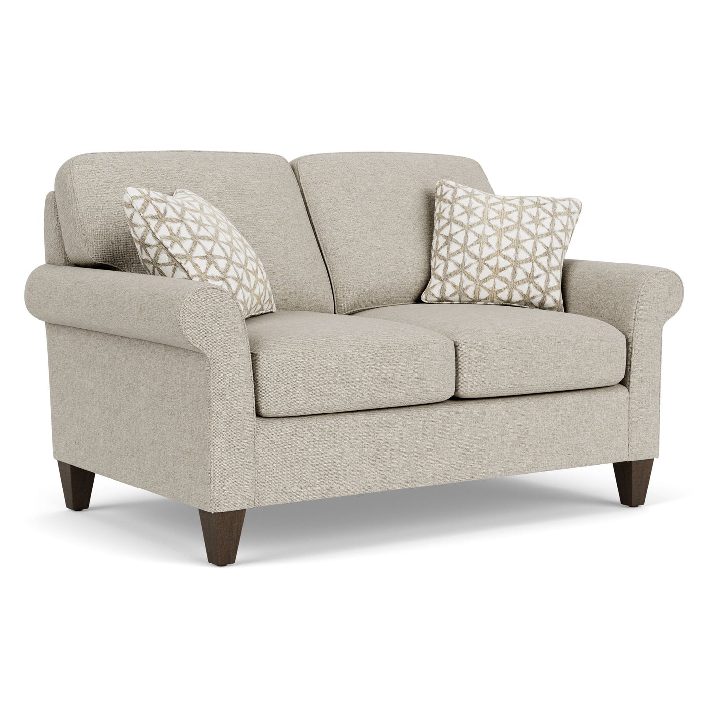 Westside - Fabric Loveseat - Light Gray