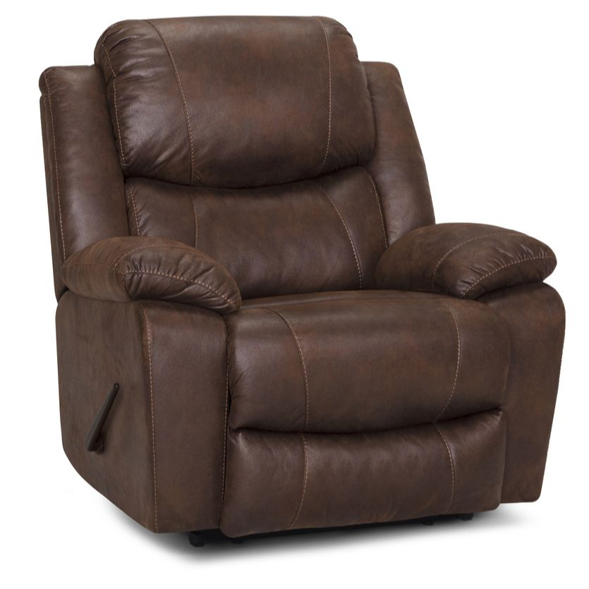 Caesar Leather Match Recliner