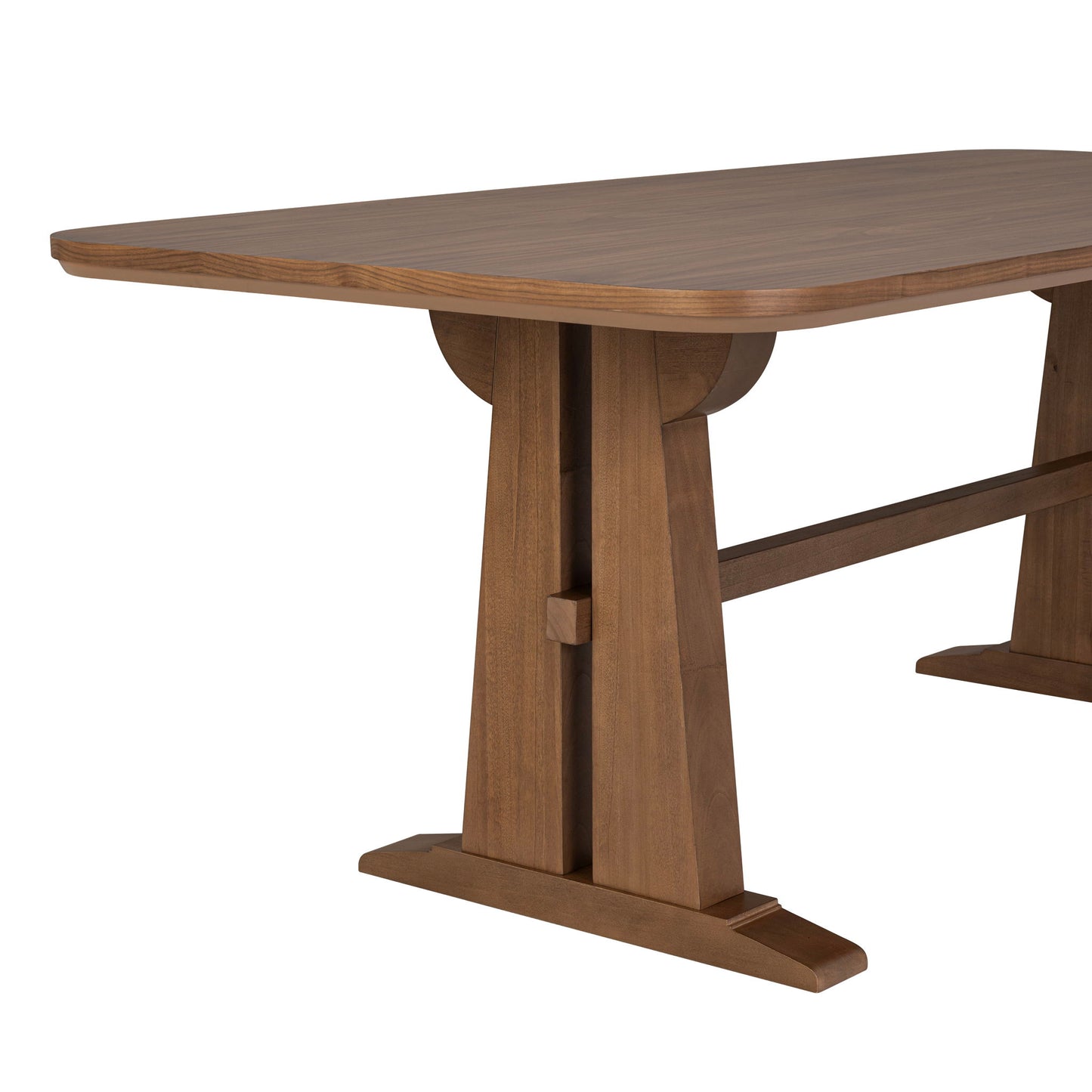Lincoln - Rectangular Dining Table - Brown