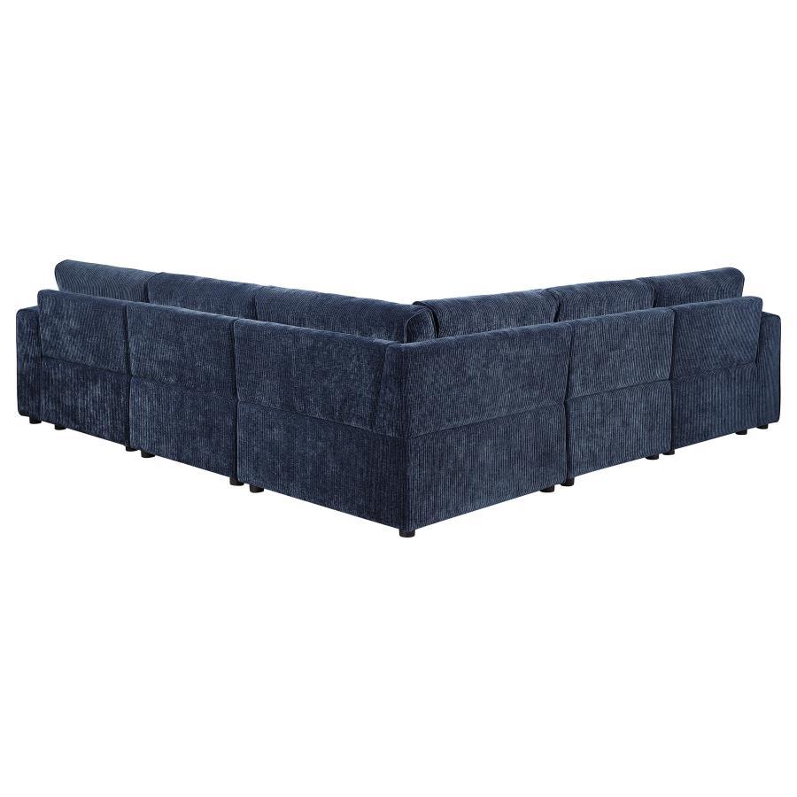 Atlantic - Upholstered Modular Sectional Sofa With Ottoman
