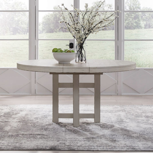 Backroads - Pedestal Table - White