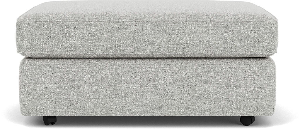 Vail - Fabric Cocktail Ottoman With Casters