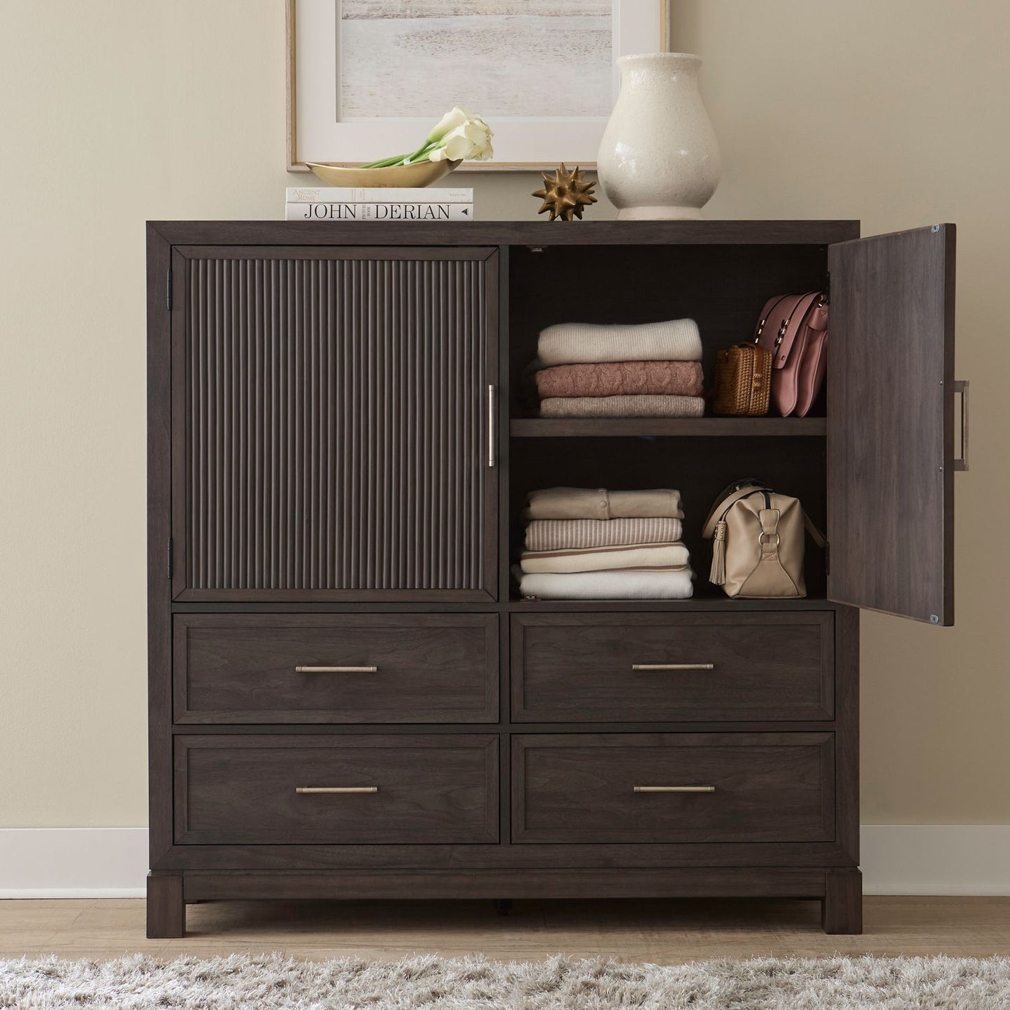 Modern Edge - Dressing Chest - Brown
