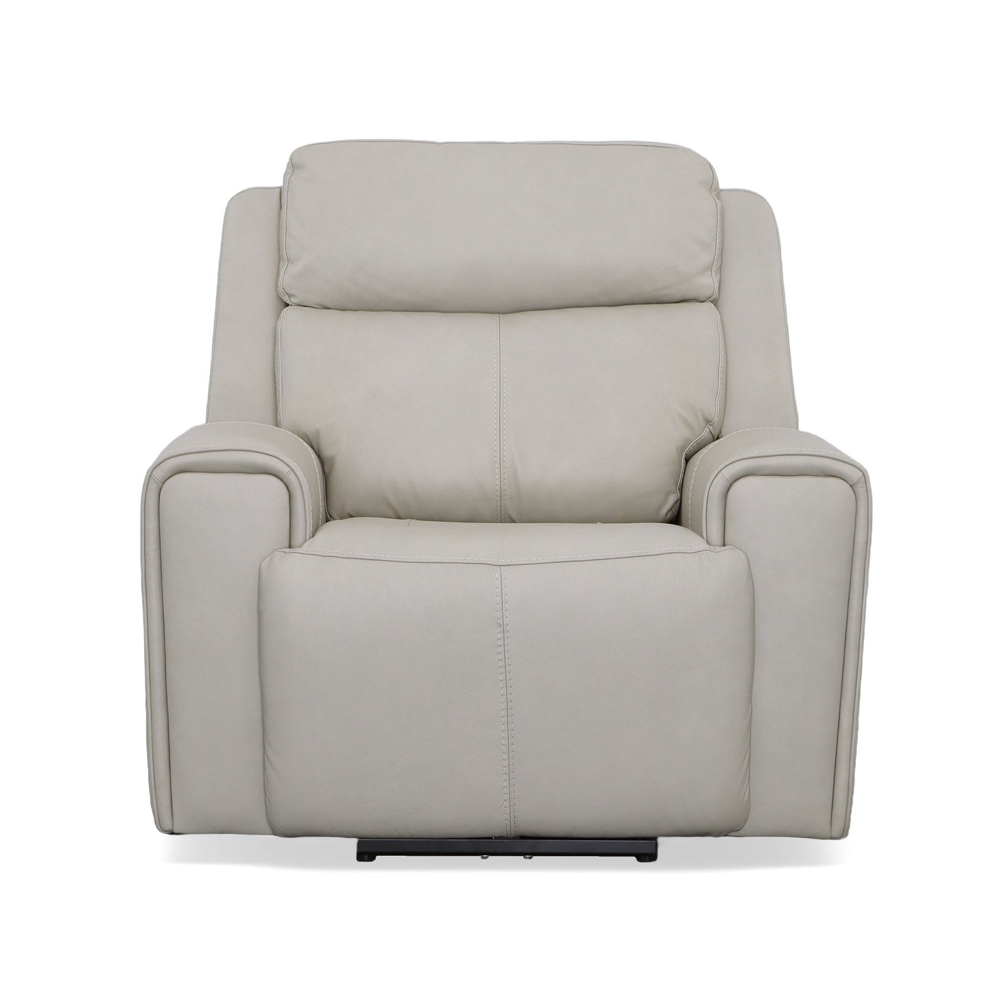 Barnett - Power Recliner With Power Headrest & Lumbar - Timber