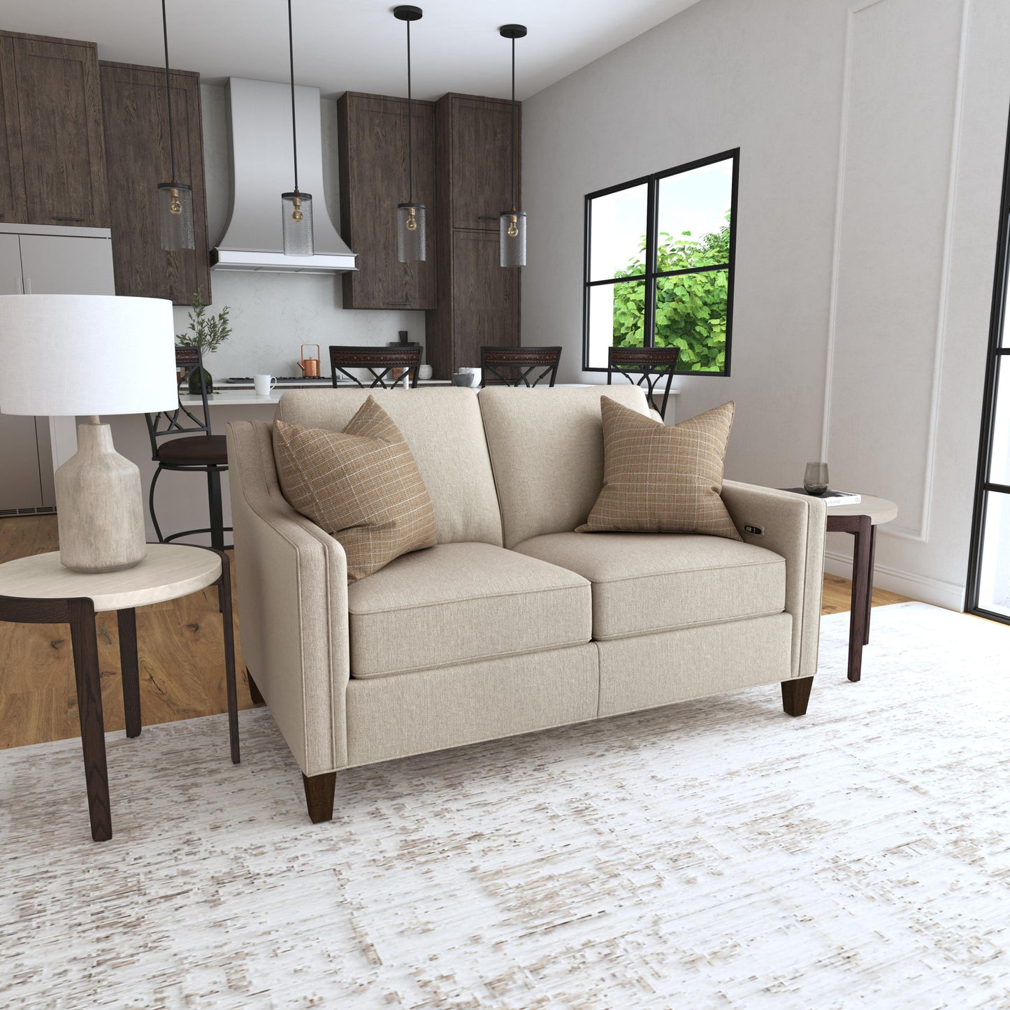 Finley - Fabric Power Inclining Loveseat