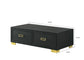 Pepe - Table Set (Coffee & 2 End Tables) - Black