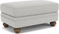 Winston - Cocktail Ottoman - Light Gray