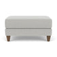 Westside - Fabric Cocktail Ottoman - Light Gray