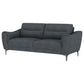 Nolan - Upholstered Sloped Track Arm Sofa - Charcoal