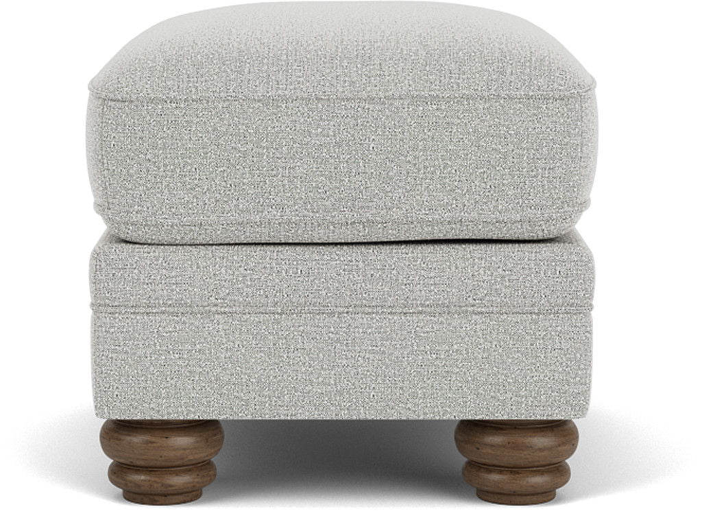 Bexley - Fabric Ottoman - Light Gray