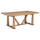 Middleton - 106" Extension Leaf Dining Table - Natural Brown