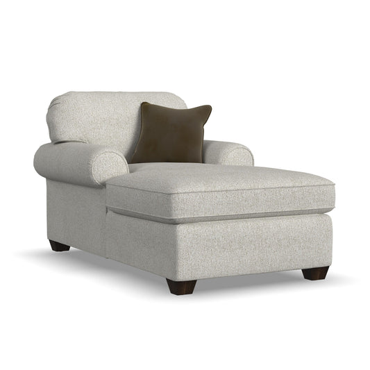 Thornton - Chaise Lounge - White