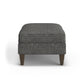 Digby - Fabric Cocktail Ottoman - Dark Gray
