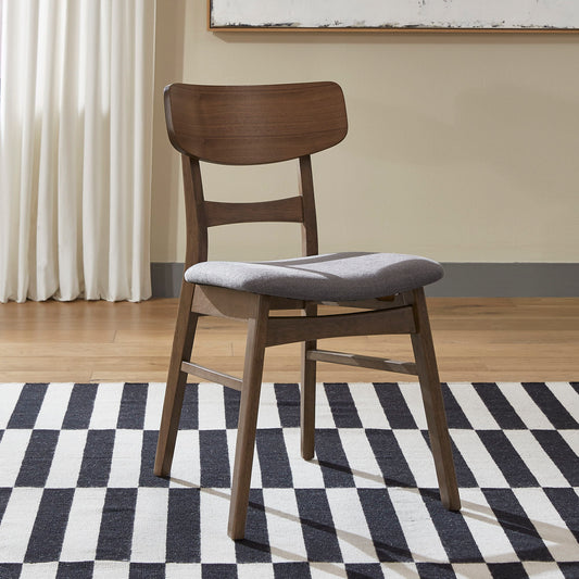Space Savers - Panel Back Side Chair - Gray
