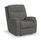 Penn - Power Rocking Recliner With Power Headrest & Lumbar - Dark Gray