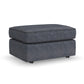 Vail - Fabric Ottoman - Blue