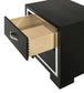 Gennro - Nightstand - Black