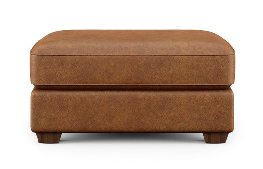 Thornton - Cocktail Ottoman - Light Brown