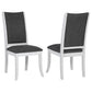 Judd - Upholstered Dining Side Chair (Set of 2) - Pearl White