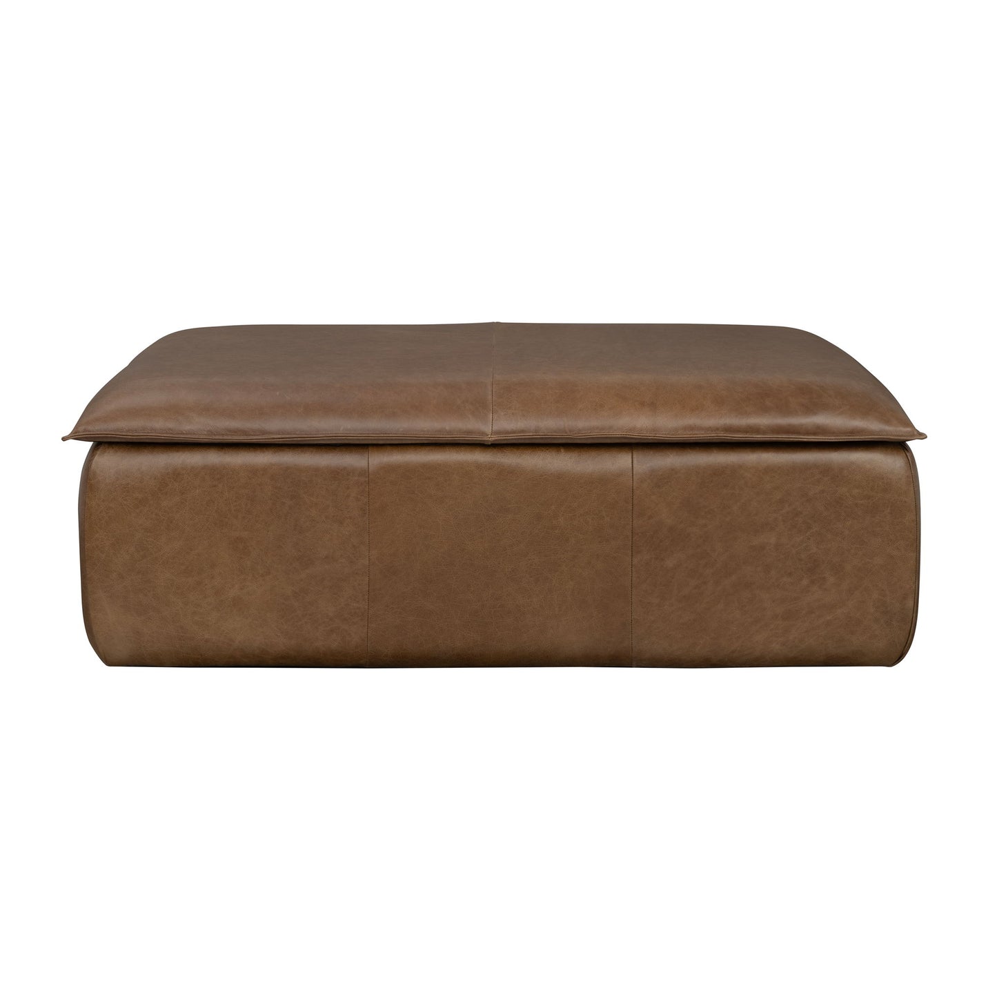 Crawford - Rectangular Storage Ottoman - Chestnut