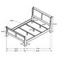 Louis Philippe - Panel Sleigh Bed