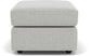 Vail - Cocktail Ottoman With Casters - Light Gray