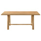 Duncan - 7 Piece Rectangular Wood Dining Table Set - Washed Oak