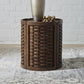 Warren Park - Round End Table - Brown