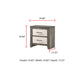 Rhett - Nightstand - Chalk / Gray