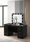 Avery - Vanity Desk With Glass Top And LED Mirroк