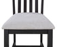 Delfin - Counter Height Chair (Set of 2) - Light Gray / Black