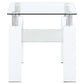 Dyer - 1-Shelf Rectangular Glass Top Table