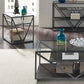 Arista - 3 Piece Table Set (1 Cocktail 2 End Tables) - Dark Gray