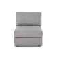 Flex - Armless Chair - Pebble