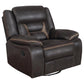 Greer - Upholstered Swivel Glider Recliner Chair