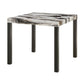 Vega - 5 Piece Counter Dining Room Set - Gray / Black