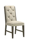 Herbert - Side Chair (Set of 2) - Espresso / Beige
