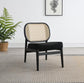 Rayo - Rattan Cane Back Accent Chair With Padded Seat