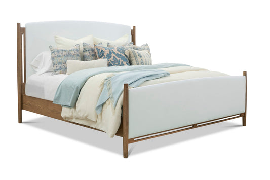 Verona - King Upholstered Bed - Dark Brown