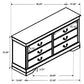 Louis Philippe - Six-Drawer Dresser