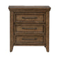 Carolina Park - Nightstand With Charging Station - Brown